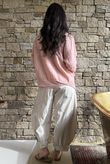 Benji Linen Wave Panel Jacket Wild Rose - 